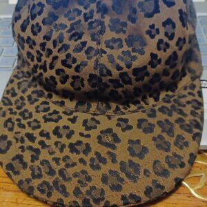 Fendi Vintage Cheetah 1970's Baseball Cap Unisex New No tags